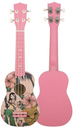 Professionelle Ukulele Professionelle 21-Zoll-Hawaii-Ukulele-Gitarre Für Anfänger In Rosa