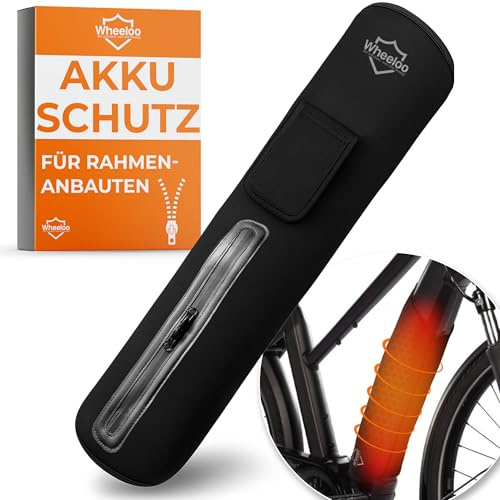 WHEELOO Ebike batteri skyddshölje I E-cykelskydd för längre räckvidd I universell passform I Cykelskydd för integrerade elcykelbatterier