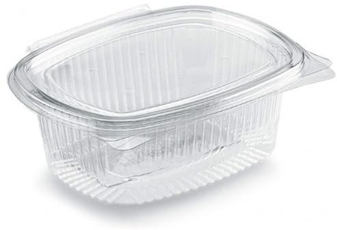 marketcaffe [90] Vaschette 2000cc Bassa Quadrate in PET, Plastica: La Soluzione Completa e Sostenibile per il Confezionamento Alimentare, Ottimizzata per la Conservazione, Antigoccia
