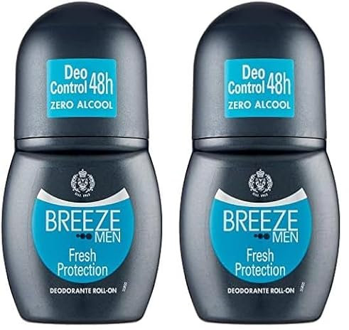Breeze Deodorante Roll-On Fresh Protection, 50ml (Confezione da 2)