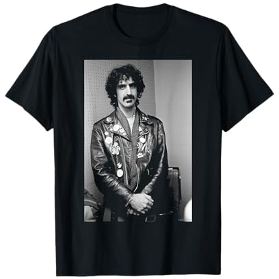 Frank Zappa indossa una giacca di pelle di Virgina Turbett Maglietta