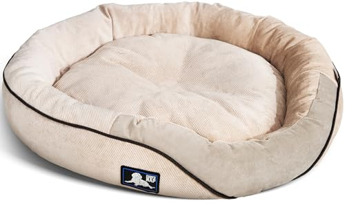 Hundebett [orthopädisch] - Hundesofa für kleine, mittelgroße & große Hunde | waschbar, rutschfest ergonomisch | Hundekorb, Haustier Schlafplätze & Möbel, Dog Bed | Champ’s Nap (M)