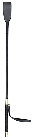 Lpitoy Reitpeitsche Für Pferde, Pferdepeitsche, Pu-Leder, Pferdegerte, Pferdepeitsche, Schwarze Gerte Für Pferde, Reittraining