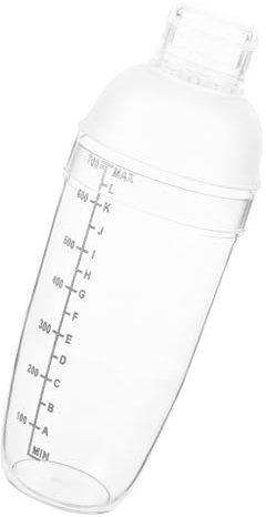 BEBEMOKO Coctelera Transparente Con Shaker Bar Para Cócteles Batidos y De Leche Resistente Para Bar