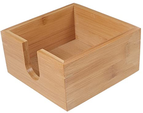 BESTYASH Distributore Tovaglioli in Bambù Tovaglioli Decorativo e Ristorante Design Semplice e Distributore Per Per Ospiti