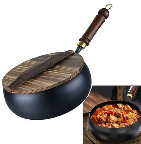 TYSGFA Iron pan, Diverse culinary styles, Wrought iron frying pan Iron pan Pan