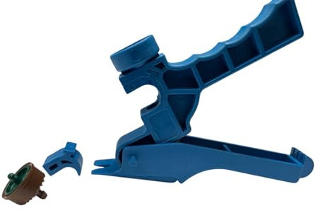 Sacabocados pistola pinza de goteo, para goteros tipo navia o membrana. Válido para mangueras de 12 16 y 20 mm.