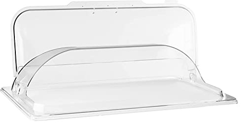 YUOIUX Cloche alimentaire multifonction 33 x 26,9 cm en forme de dôme rectangulaire pour dessert, pain, fruits