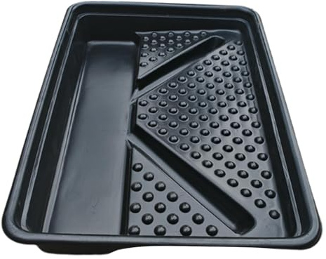 Baoblaze Bandeja de pintura resistente para el hogar, gran capacidad, reutilizable, lavable, caja de herramientas, taza texturizada, bandeja para rodillos, M