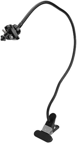 Asixxsix Webcam-Ständer, Kamerahalterung, Flexibler Schwanenhals, Kameraständer, Schreibtisch-Webcam-Halterung, Klemme für C922, C930e, C920S, C920, C615, C960, C920x, (Klemmständer)