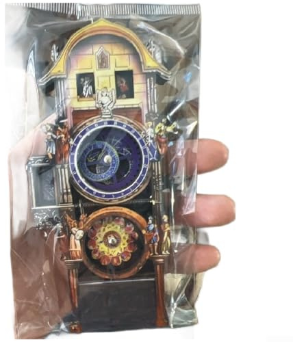 1 x Kühlschrankmagnet, Kühlschrankmagnet, Uhr-Souvenir, Reise-Souvenir-Magnet, Kunststoff, Kühlschrank-Dekoration (A)