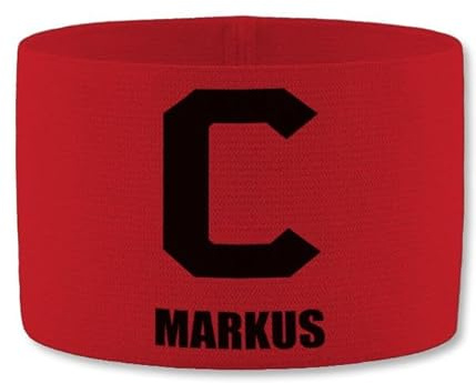 SR Teamsports - Jako Kapitänsbinde - Fußball - C Kapitän mit Name - personalisiert Captain Equipment Spielführer