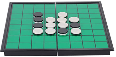 Othello Portable Pliant Othello Jeu Reversi stratégie Jeu de société Vert Portable Reversi Pliant Conseil stratégie