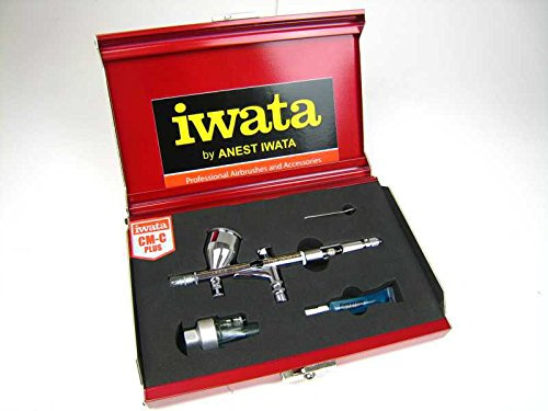 IWATA Custom Micron CM-C2Plus 0,23 Red Edition Airbrush-Pistole