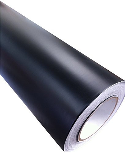 Direct Products Matt Black Vinyl Car Wrap (Air/Bubble Free) 1520mm x 400mm