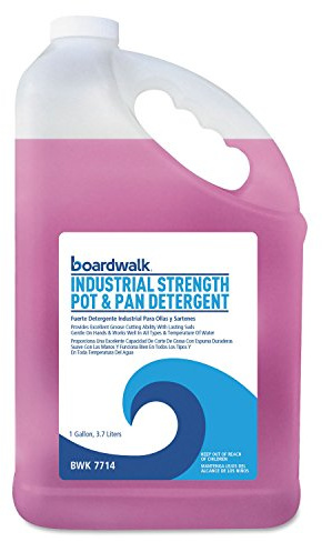 Boardwalk 7714 Industrial Strength Pot And Pan Detergent, 1 Gal Bottle, 4/carton