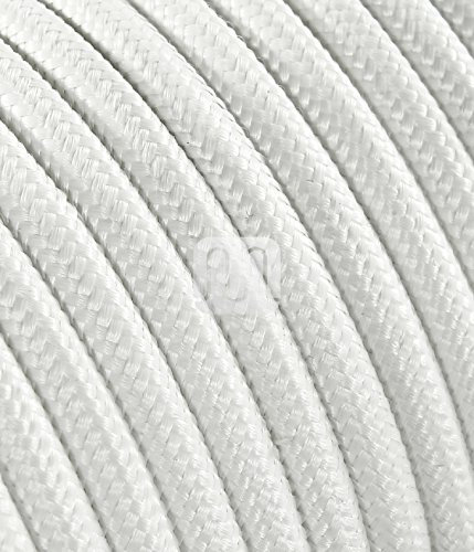 Merlotti 20301 Cavo Elettrico Rotondo H03VV-F 2x0.75, Bianco, 3 m