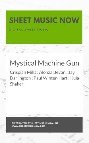 Mystical Machine Gun Sheet Music (English Edition)