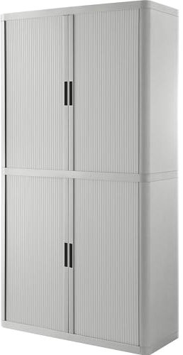 Paperflow e2ct0000100039 easyoffice2 m Schrank mit Vorhang grau + Griff anthrazit Kunststoff 41,5 x 110 x 204 cm
