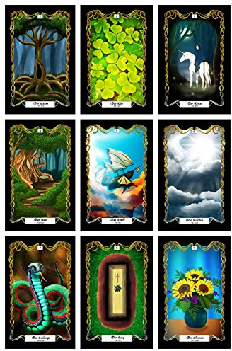 Nadine Breitenstein GRUSSKARTE Fantastisches Lenormand