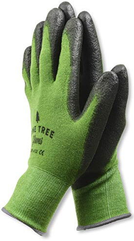 Pine Tree Tools Gardening Gloves for Women and Men, Bamboo Made, Mesh Type, Washable Premium Material, Rubber Gloves Coating for Superior Grip with Snug-Wrist Feature & Reinforced Finger Tips - XXL