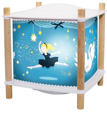 Trousselier - Ballerines - Veilleuse Bébé Musicale et Lumineuse et Enfant - Lanterne ReVOLUTION 2.0 - Cadeau Naissance Veilleuse Rechargeable USB - Projecteur Ciel Etoilé - Detecteur de Pleurs