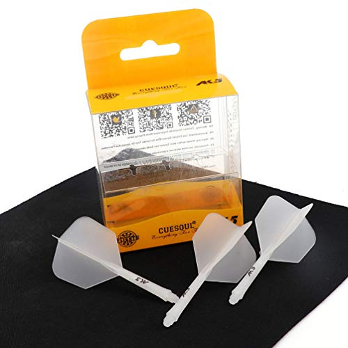 CUESOUL ROST Personalisierte integrierte Dartschäfte & Dart Flight, 3er-Set | Flexibel & langlebig fürs Training, integriertes Design, Klar und rein, Einzigartiges Muster, Exquisit, Farbenfroh, Geschenk