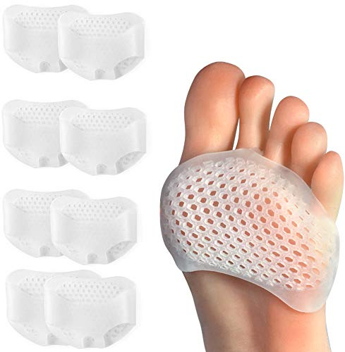 Hoogoo Toe Pads Ball of Toe Cushions Metatarsal Pads Ball of Foot Pads Callus Foot Pain Relief Bunion Forefoot Cushioning Relief Women