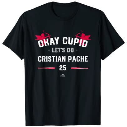 Cupid Let's Do Cristian Pache Baseball Player Valentines Camiseta