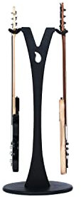 Ruach GS-2 Gitarrenständer für Akustik- und E-Gitarren, Holz, Schwarz