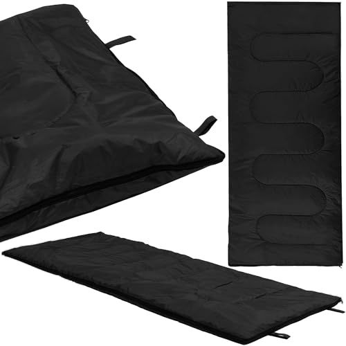 SPRINGOS Schlafsack Bettdecke 190 x 73 cm inkl. Packbeutel Outdoor Wandern Camping Festival