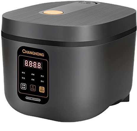NIBHZ Olla arrocera, arrocera, Cocina eléctrica con Olla Antiadherente, cocción rápida, multicocina, función de Mantener Caliente para cocinar arroz, Sopa, Granos y Avena,Black-5L