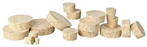 Kork-Deko Fass-Korken [Verschiedene Größen] als Verschluss von Fässern, Ballonflaschen | Spitze Form | Naturkorken - 100% Naturkork - Spitzkorken, Fasskorken 31 Größen zur Auswahl (32x62/57)