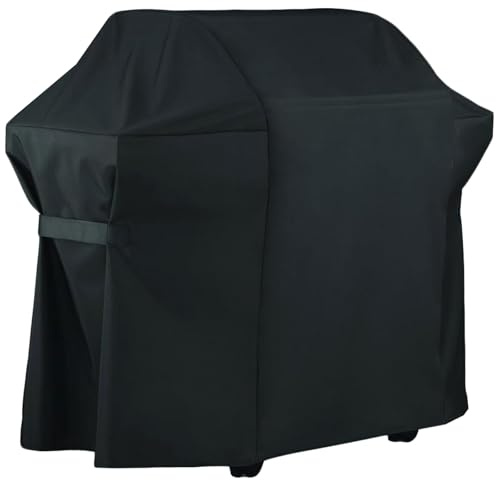 WELL GRILL 7183 Cubierta para barbacoa de gas para Weber Spirit I & II 300 Series, Spirit E310 E315 E320 E330 Gasgrills, cubierta UV resistente al agua, con cierre de velcro para fijar