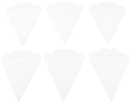 100 Stück Weiße Papiertüten, Popcorn-Tüten für Partys, Mini-Papiertüten, Papier-Einkaufstüten, Kleine Popcorn-Tüten, Einwegartikel für Karneval, Mottopartys, Filmabende,
