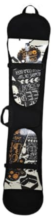 Perfeclan Snowboard-Abdeckung, Schutzhülle, Snowboard-Tasche, Rucksack, Reisetasche, tragbare Handtasche, Wasserabweisende Ski-Board-Abdeckung für Roadtrips, 150 cm