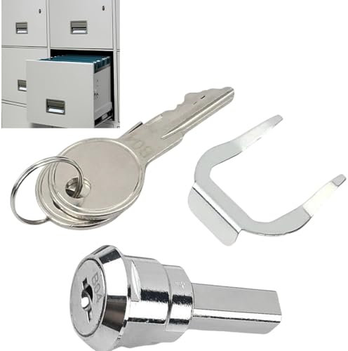 Toolbox Lock with Keys,Security Mailbox Lock,Security Cam Lock,Tool Box Lock Replacement,Letter Post Box Lock,Drawer Lock Set 180° Rotation Unlocking,Cupboard Locks,Drawer Cam Lock with Keys