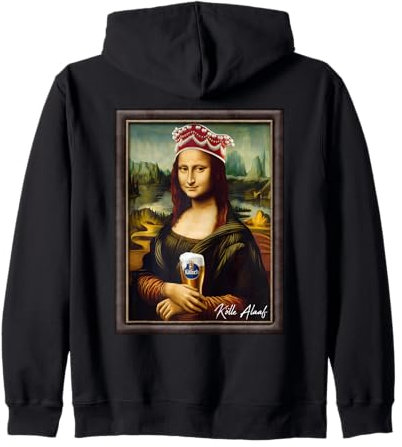 Mona Lisa - Karneval Kostüm - Köln , Cologne Kapuzenjacke