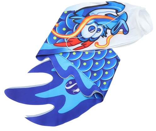 BESPORTBLE Windfahne in Drachenform Regenbogensäule Windsackflagge Windsäcke Gartenflagge Krähendrachen Windsack-Drache Flagge der Windrichtung festlicher Windsack Windsack-Flagge Satin Blue