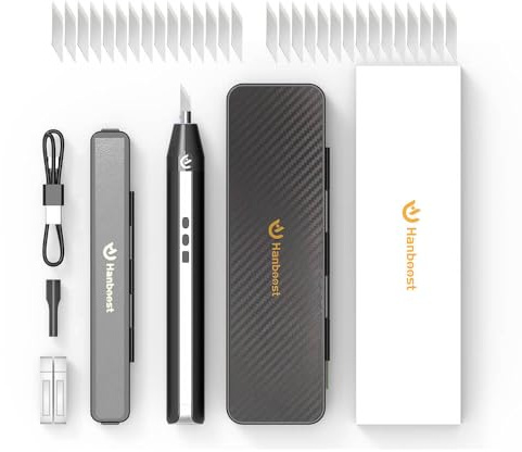 Hanboost C1 Professional Wireless Ultrasonic Craft Cutter Kit, Multi-Material Compatible for DIY Projects (HanC1)