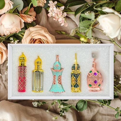 LFE AESTHETICS Plant Extract Perfume Set - 5 Piece Fragrance Collection, Non Greasy Lightweight Scent, Long Lasting Aroma, 46ml Bottle, Gift for Women & Men