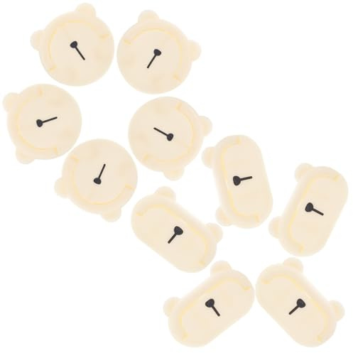 COHEALI Set 10 Pezzi Copriprese per Prese Elettriche, Coperture di Sicurezza Resistenti in Plastica per Protezione in Casa
