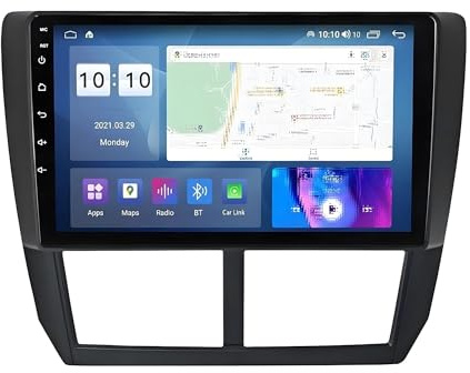 Estéreo para Coche de 9 Pulgadas para Subaru para Forester e para Impreza (2008-2012),Android 13,4 GB+64,con CarPlay Sistema de navegación en el automóvil