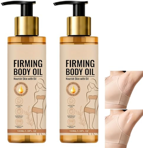 Crema rassodante per il corpo anti-cellulite, lozione per il corpo al collagene antirughe, olio per il corpo per una maggiore elasticità, lozione per il corpo rassodante e idratante (2 pezzi)