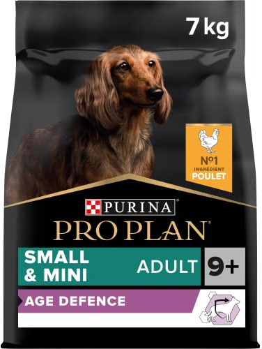 PURINA PRO PLAN | Age Defense | Croquettes pour Chien Senior de taille petit et mini | Soutient la bonne santé des chiens vieillissants, et des articulations | Riche en Poulet | Sac | 7kg