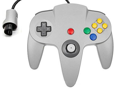 Retro-Bit N64 Class Manette - gris