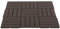 Outsunny Caillebotis - Dalles terrasse - Lot de 9 - emboîtables, Installation très Simple - Petits Carreaux Composite Plastique Imitation Bois Chocolat