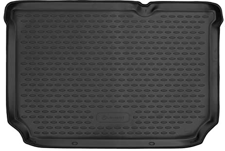 AD Tuning TM15039 Passform Gummi Kofferraumwanne, rutschfest, schwarz