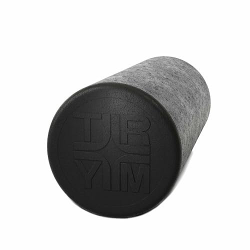 Trym Faszienrolle - 30 x 15 cm, Schaumstoff, Schwarz - Schaumstoffrolle, Massagerolle, Foam Roller für Pilates, Fitness-Rolle, zur Selbstmassage, Massage, Rücken, Beine, Arme,Wirbelsäule, Nacken