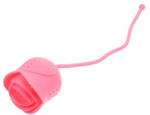 MOLUCKFU Flower Tea Infuser Silicone Loose Leaf Strainer for Herbal and Floral Teas High Temperature Resistant Kitchen Gadget for Brewing